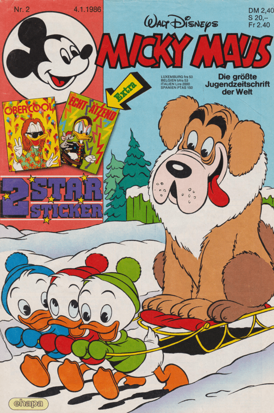 Micky Maus 1986: Heft 2 - secondcomic