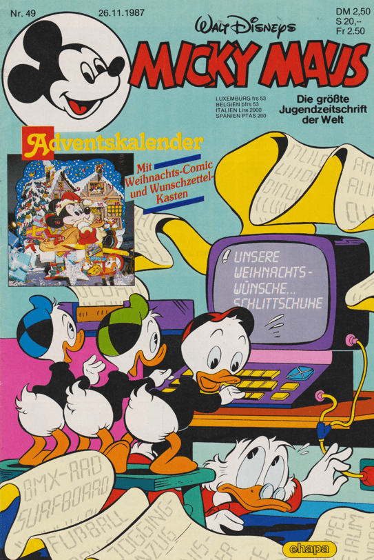 Micky Maus 1987: Heft 49 - secondcomic