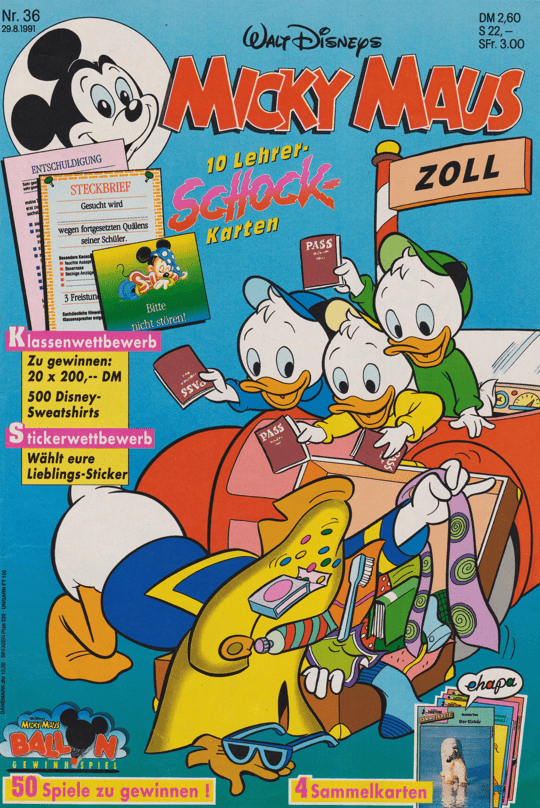 Micky Maus 1991: Heft 36 - secondcomic