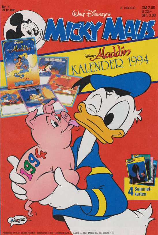 Micky Maus 1994: Heft 1 - secondcomic