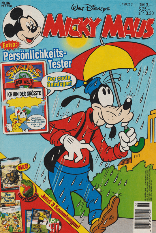 Micky Maus 1997: Heft 36 - secondcomic