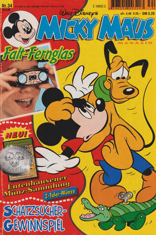 Micky Maus 1998: Heft 34 - secondcomic