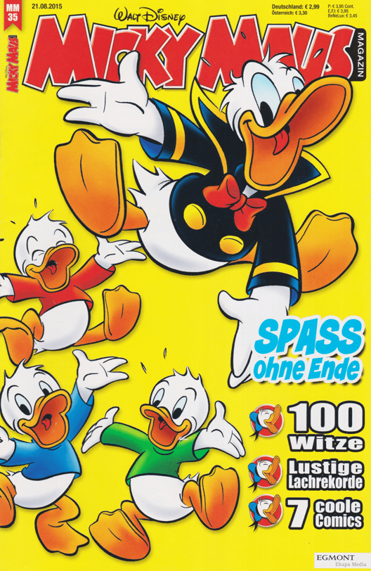 Micky Maus 2015: Heft 35 - secondcomic