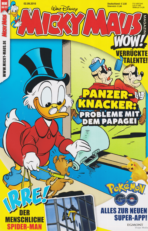 Micky Maus 2016: 36 & 37 - secondcomic