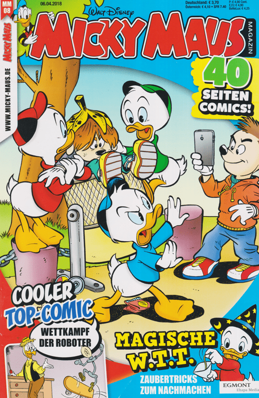 Micky Maus 2018: Heft 8 - secondcomic