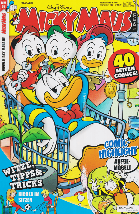 Micky Maus 2021: Heft 8 - secondcomic