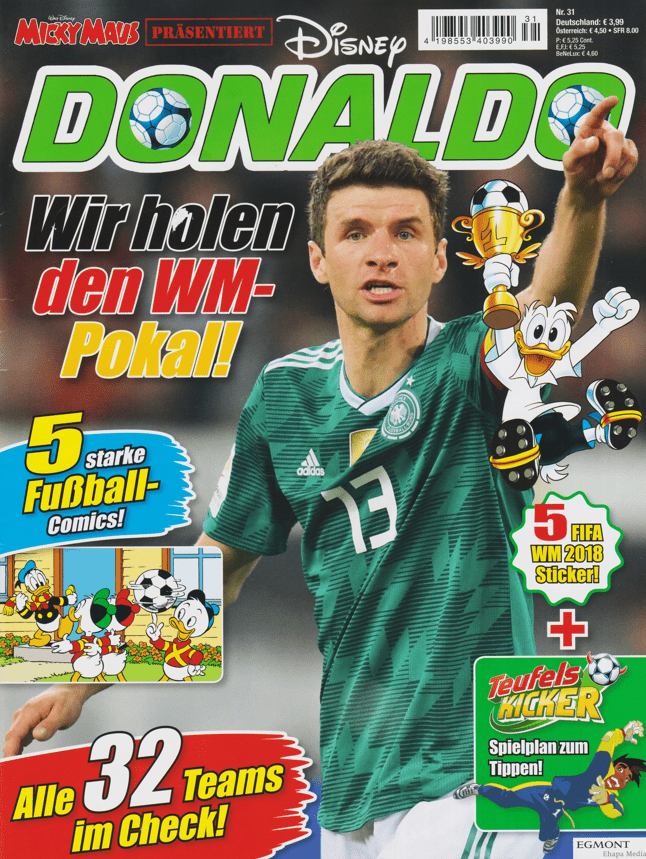 Micky Maus präsentiert 31: Donaldo - Wir holen den WM - Pokal - secondcomic