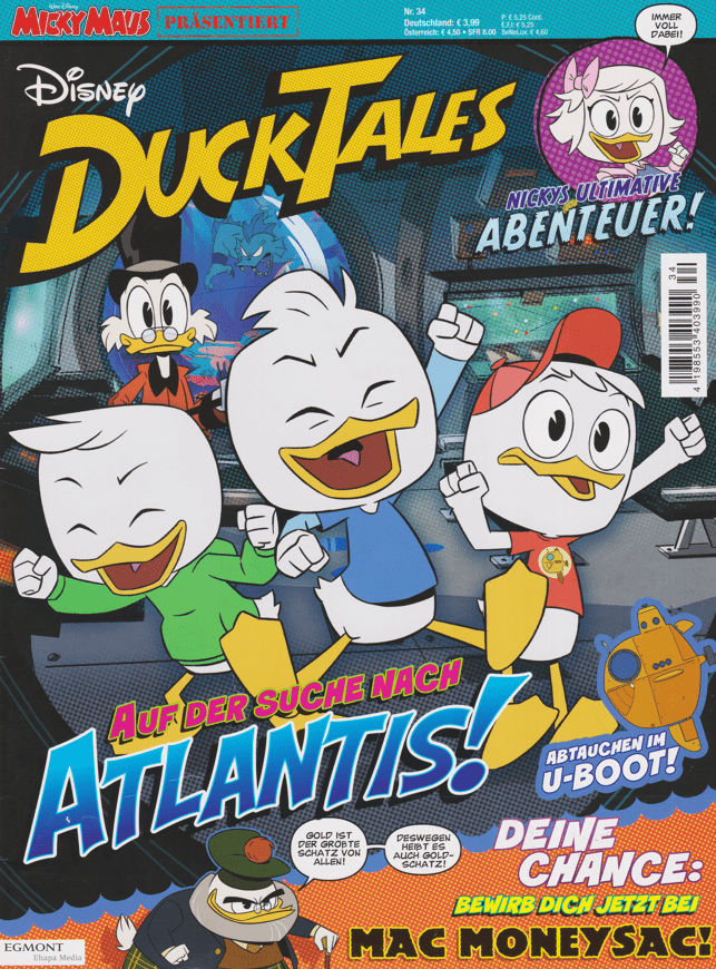 Micky Maus präsentiert 34: Duck Tales - Auf der Suche nach Atlantis - secondcomic
