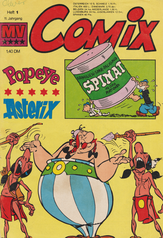 Mickyvision 1. Serie (MV Comix) 1976 (11. Jahrgang) Heft 1 - secondcomic