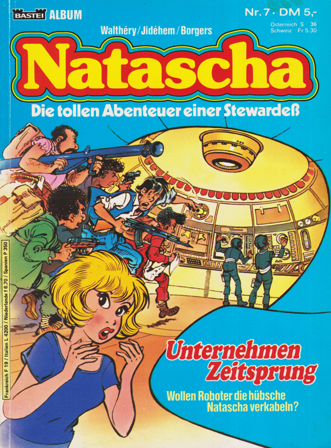 Natascha Band 7: Unternehmen Zeitsprung (Bastei, 1984 - 1986) - secondcomic