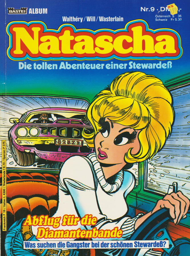 Natascha Band 9: Abflug für die Diamantenbande (Bastei, 1984 - 1986) - secondcomic