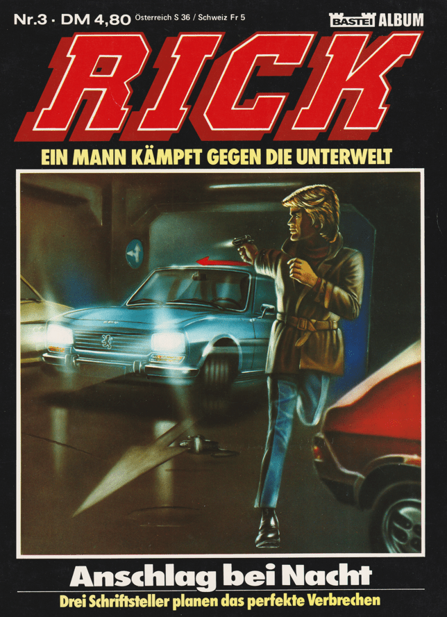 Rick (Bastei, 1983 - 1985) Band 3: Anschlag bei Nacht - secondcomic