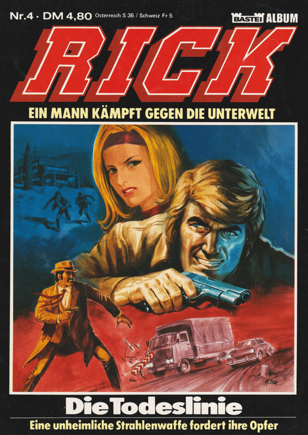 Rick (Bastei, 1983 - 1985) Band 4: Die Todeslinie - secondcomic
