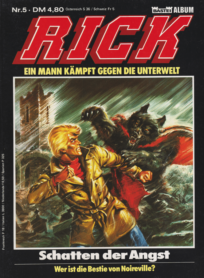 Rick (Bastei, 1983 - 1985) Band 5: Schatten der Angst - secondcomic