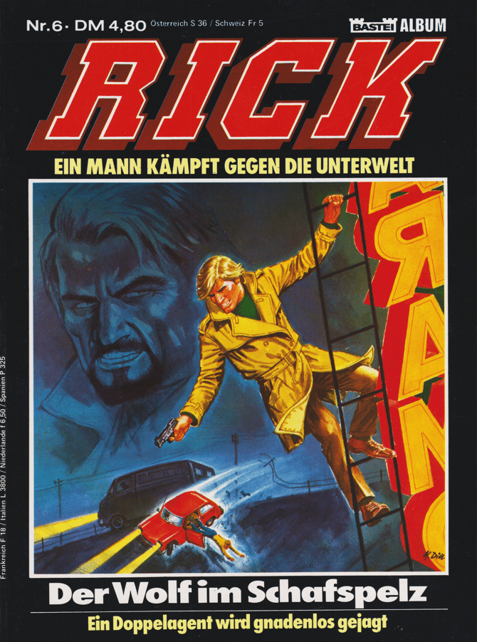 Rick (Bastei, 1983 - 1985) Band 6: Der Wolf im Schafspelz - secondcomic