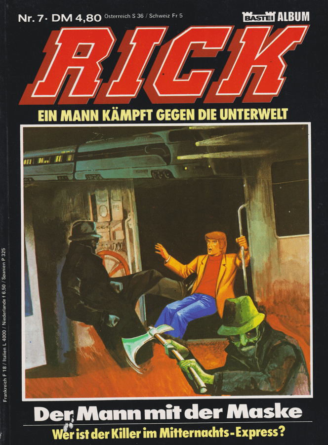 Rick (Bastei, 1983 - 1985) Band 7: Der Mann mit der Maske - secondcomic