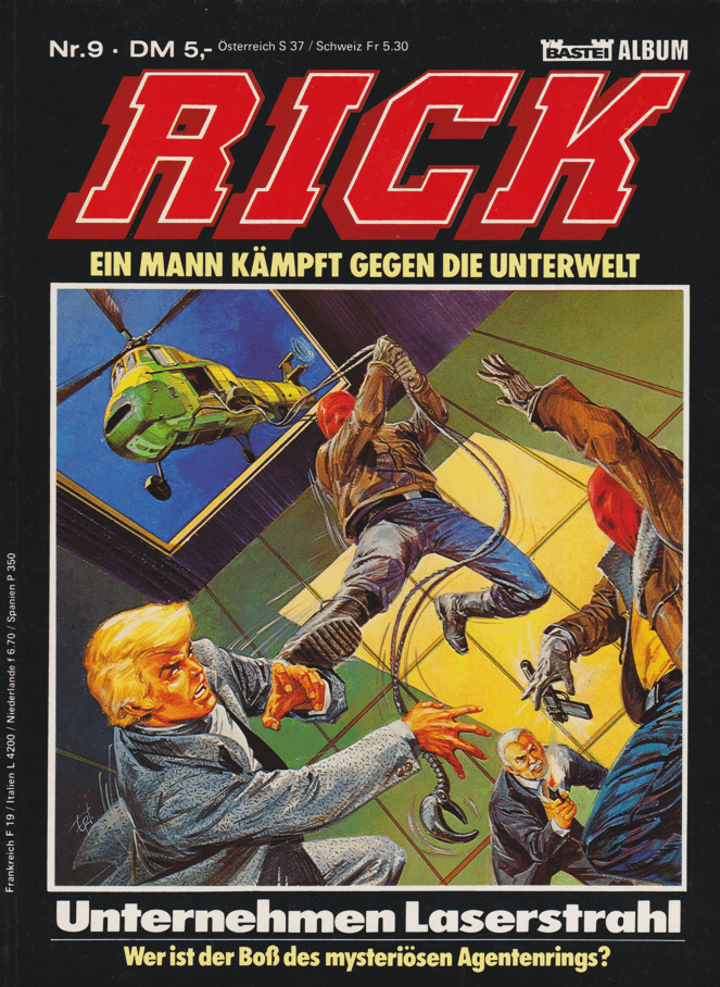 Rick (Bastei, 1983 - 1985) Band 9: Unternehmen Laserstrahl - secondcomic