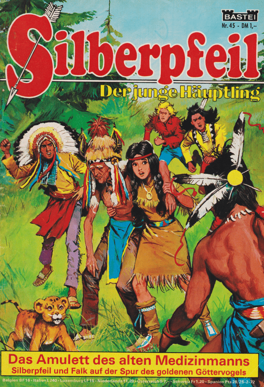 Silberpfeil Nr. 45: Das Amulett des alten Medizinmannes - secondcomic