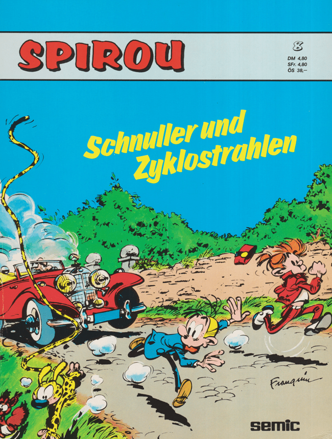 Spirou Band 8: Schnuller und Zyklostrahlen - secondcomic