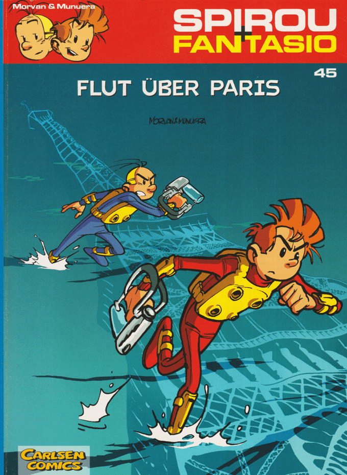 Spirou + Fantasio Band 45: Flut über Paris (Neuauflage) - secondcomic