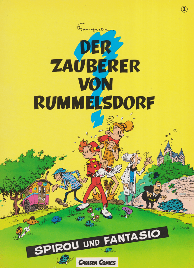 Spirou und Fantasio Band 1: Der Zauberer von Rummelsdorf (1. Auflage) - secondcomic