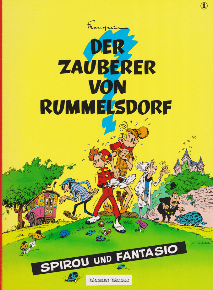 Spirou und Fantasio Band 1: Der Zauberer von Rummelsdorf (höhere Auflage) - secondcomic