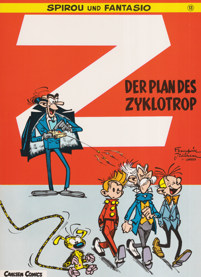 Spirou und Fantasio Band 13: Der Plan des Zyklotrop (1. Auflage) - secondcomic