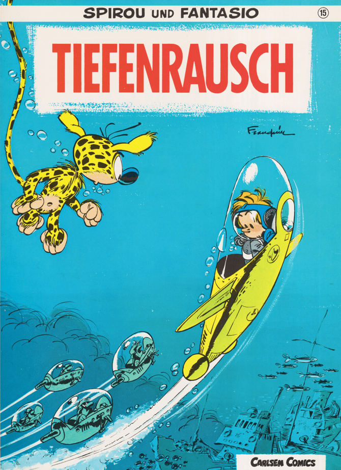 Spirou und Fantasio Band 15: Tiefenrausch (1. Auflage) - secondcomic