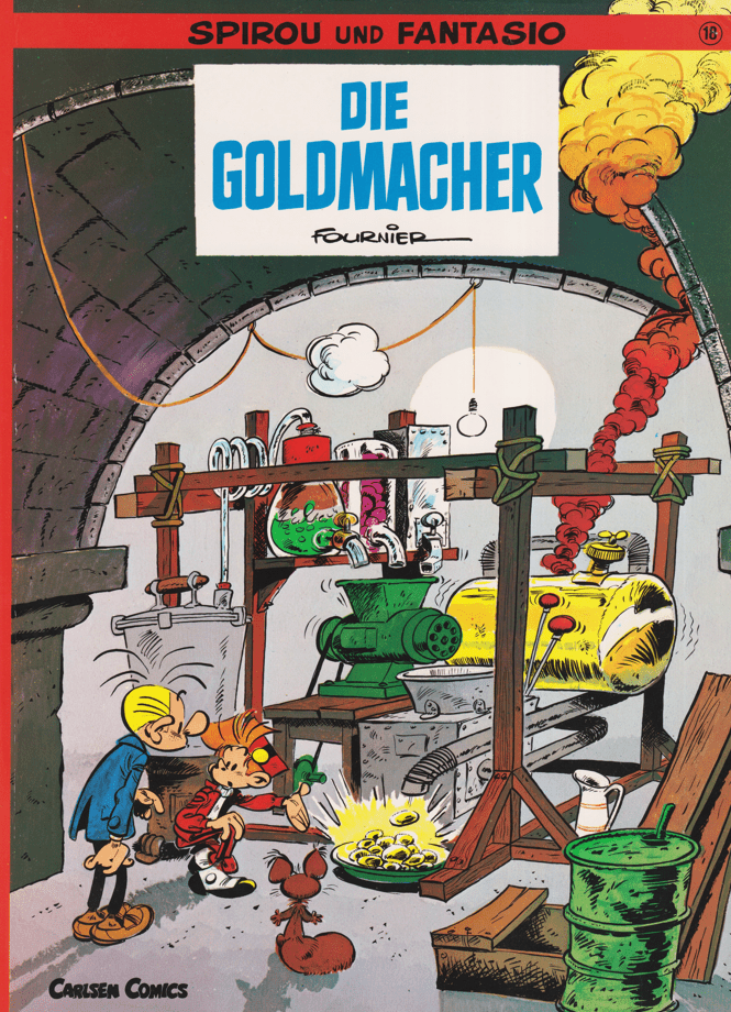 Spirou und Fantasio Band 18: Die Goldmacher (1. Auflage) - secondcomic