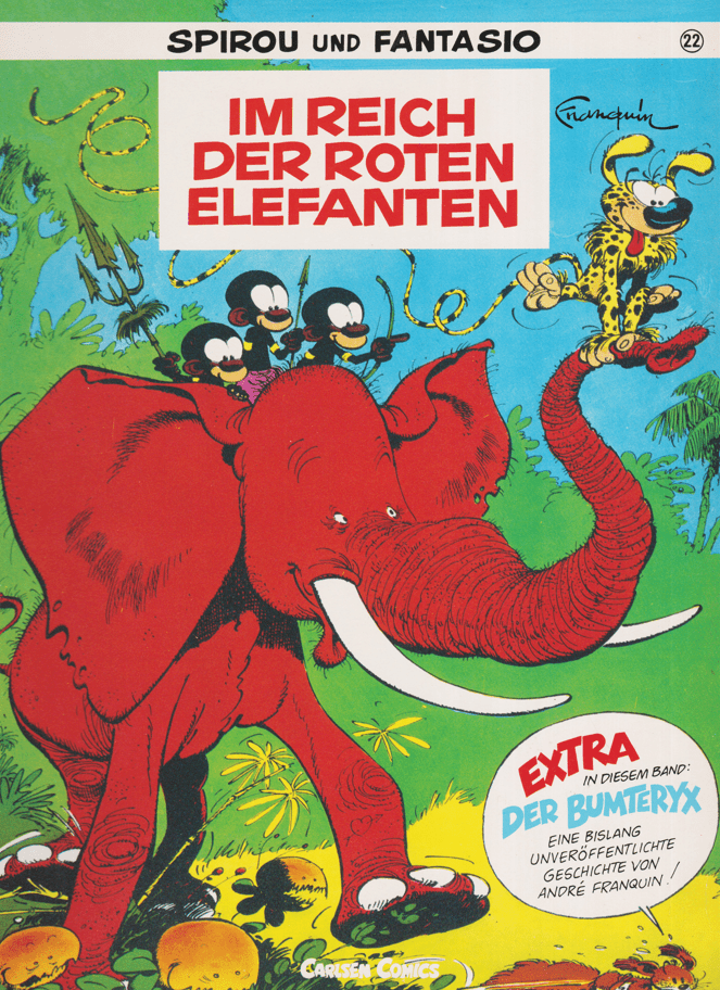Spirou und Fantasio Band 22: Im Reich der roten Elefanten (1. Auflage) - secondcomic