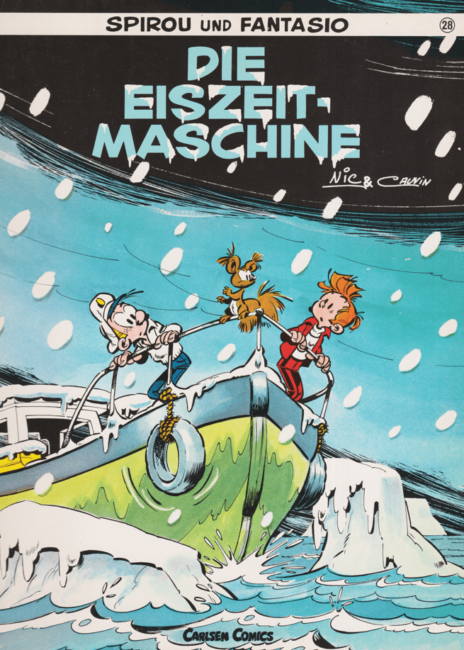 Spirou und Fantasio Band 28: Die Eiszeit - Maschine (1. Auflage) - secondcomic