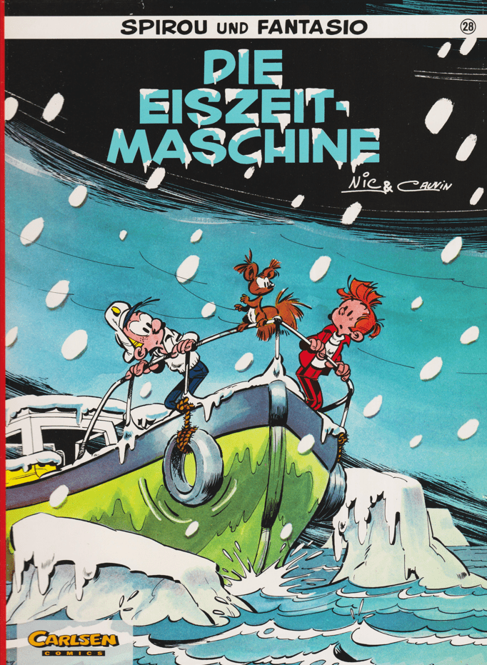 Spirou und Fantasio Band 28: Die Eiszeit - Maschine (höhere Auflage) - secondcomic