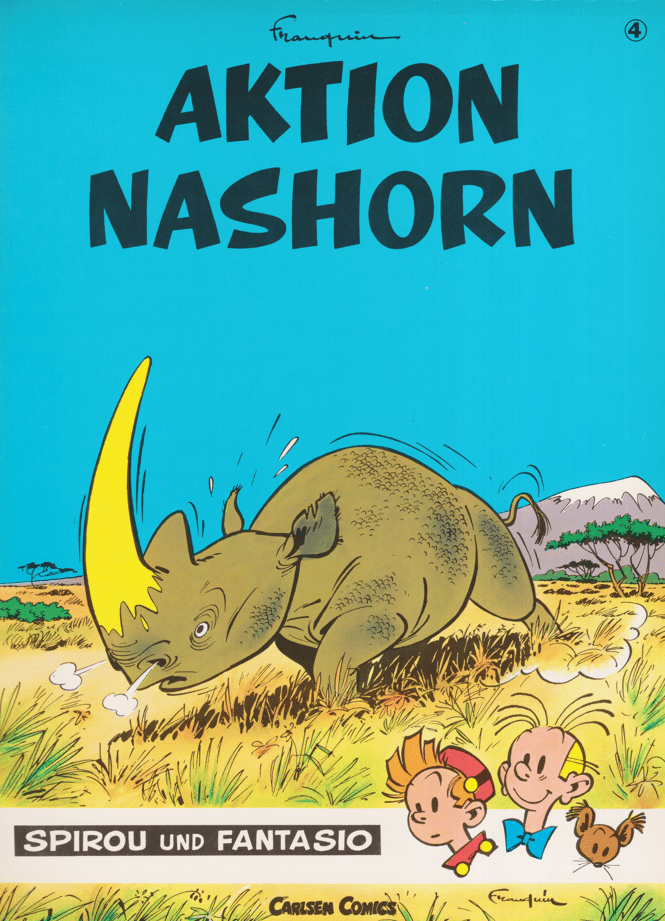 Spirou und Fantasio Band 4: Aktion Nashorn (1. Auflage) - secondcomic