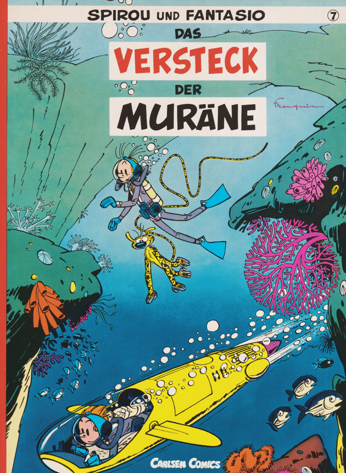 Spirou und Fantasio Band 7: Das Versteck der Muräne (1. Auflage) - secondcomic