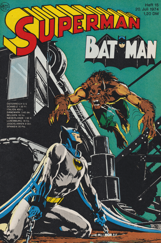 Superman - Batman (Ehapa) 1974 Heft 15 - secondcomic