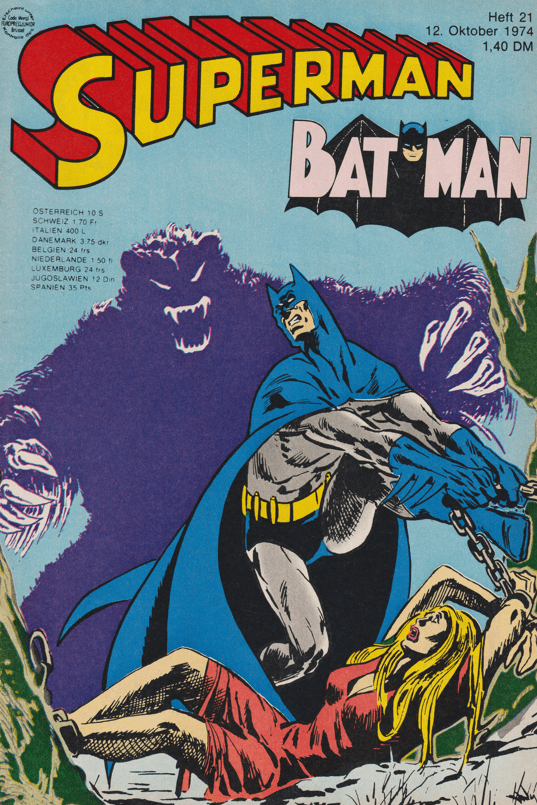 Superman - Batman (Ehapa) 1974 Heft 21 - secondcomic
