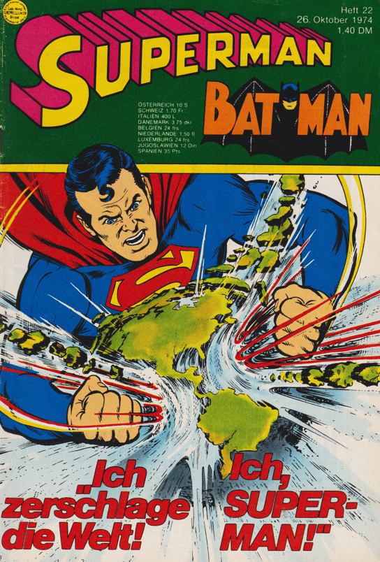 Superman - Batman (Ehapa) 1974 Heft 22 - secondcomic