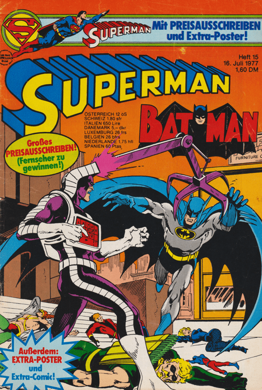 Superman - Batman (Ehapa) 1977 Heft 15 - secondcomic
