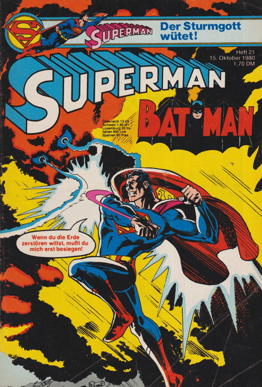 Superman - Batman (Ehapa) 1980 Heft 21 - secondcomic