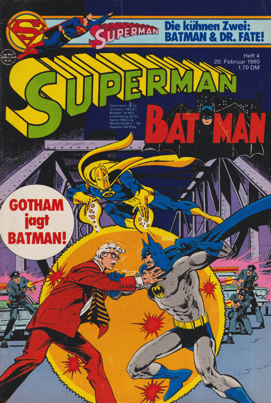 Superman - Batman (Ehapa) 1980 Heft 4 - secondcomic