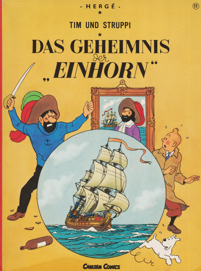 Tim und Struppi Band 11: Das Geheimnis der Einhorn (höhere Auflage) - secondcomic