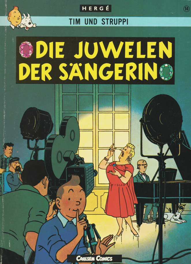 Tim und Struppi Band 14: Die Juwelen der Sängerin (höhere Auflage) - secondcomic