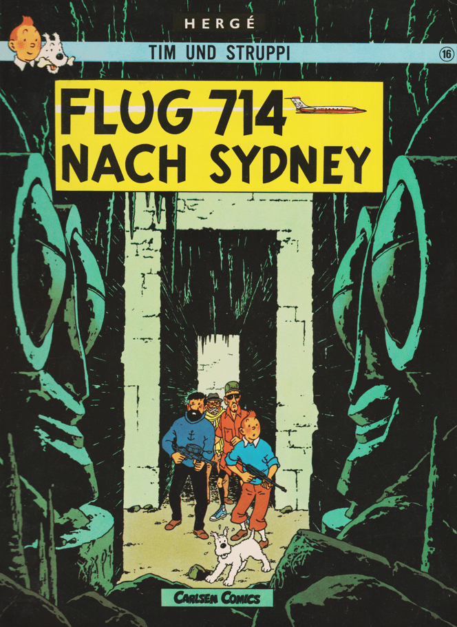 Tim und Struppi Band 16: Flug 714 nach Sydney (höhere Auflage) - secondcomic