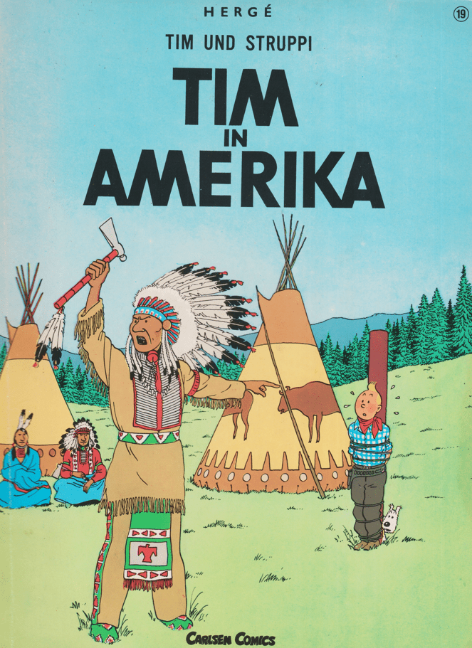 Tim und Struppi Band 19: Tim in Amerika (höhere Auflage) - secondcomic