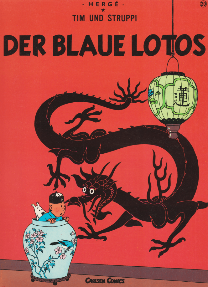 Tim und Struppi Band 20: Der blaue Lotos (höhere Auflage) - secondcomic