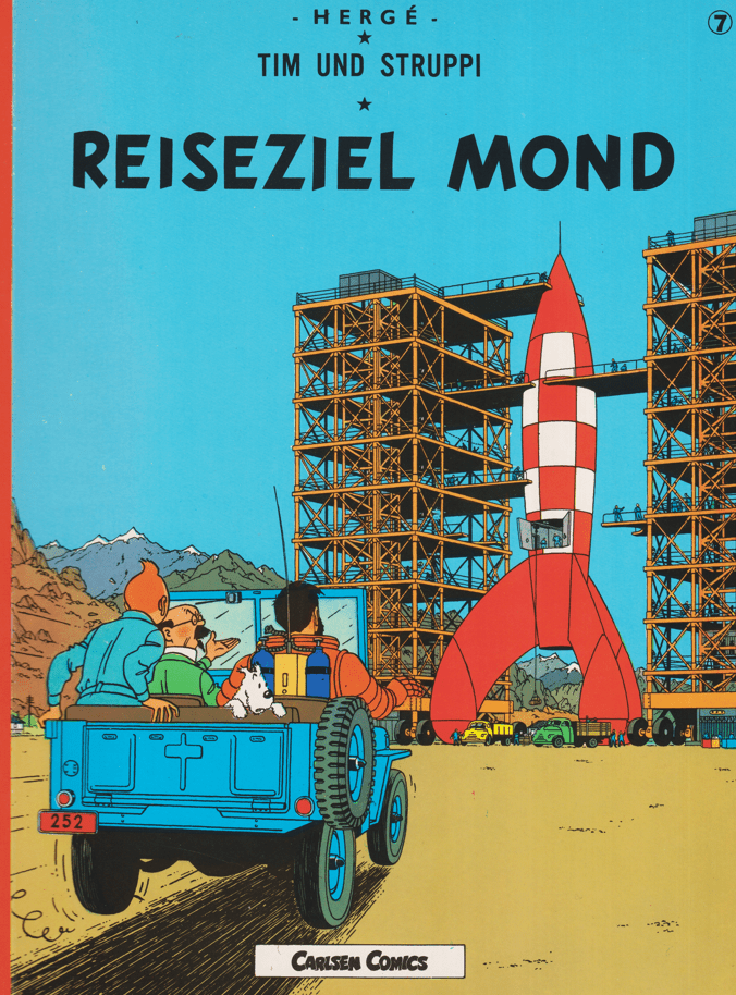Tim und Struppi Band 7: Reiseziel Mond (höhere Auflage) - secondcomic