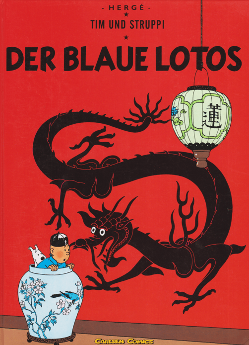 Tim und Struppi: Der blaue Lotos - Sonderausgabe 100. Geburtstag von Hergé - secondcomic