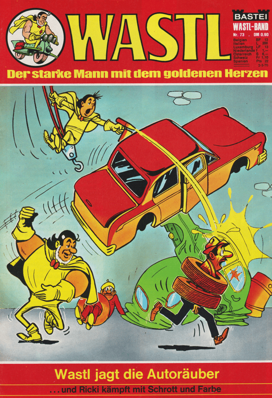 Wastl Nr. 73: Wastl jagd die Autoräuber - secondcomic