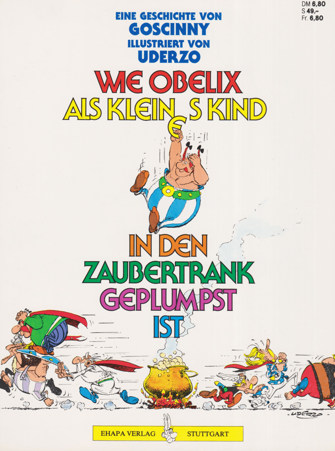 Wie Obelix als kleines Kind in den Zaubertrank geplumpst ist - secondcomic