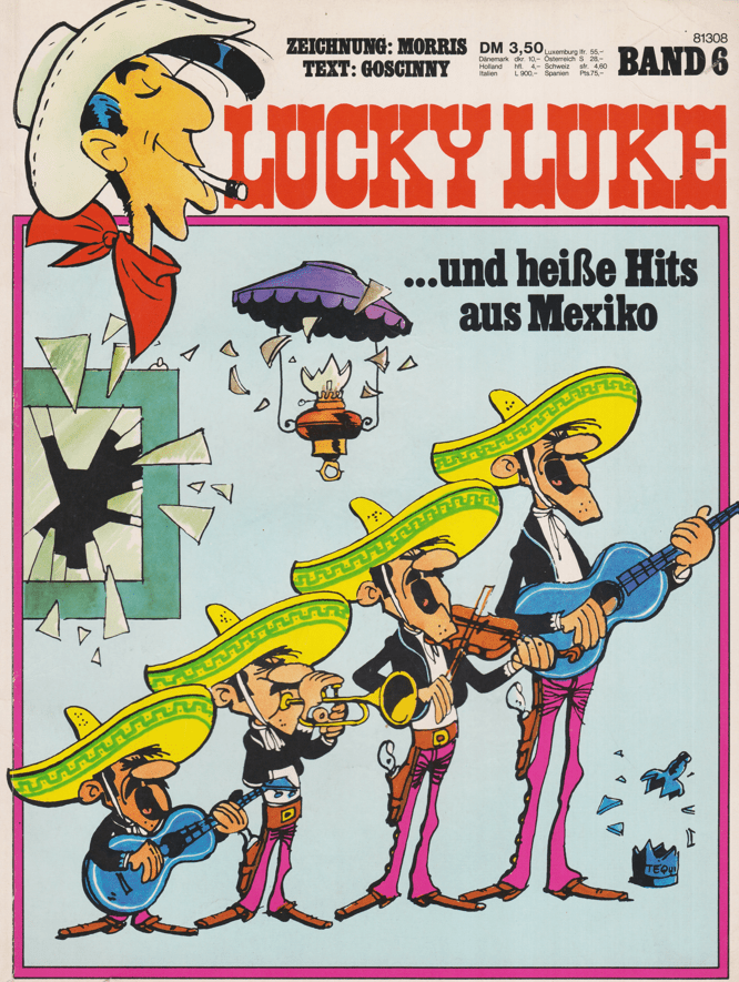 Zack Album Band 6: Lucky Luke: ... und heiße Hits aus Mexiko - secondcomic
